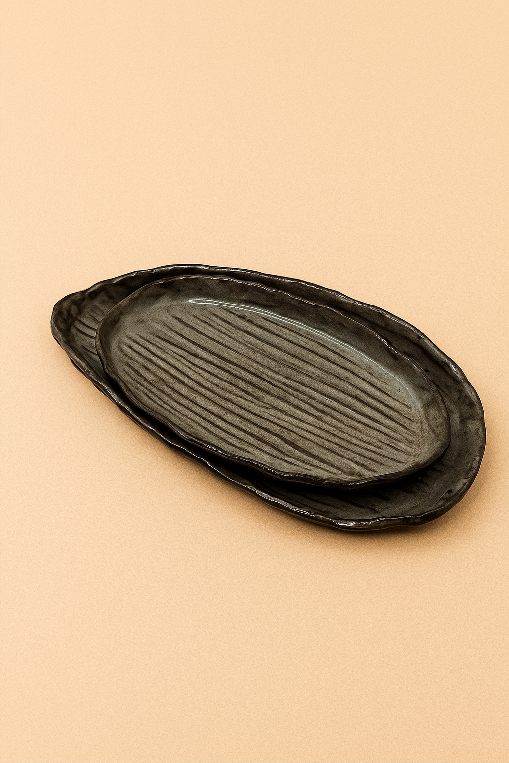Oval Serving Dishes - Set of 2